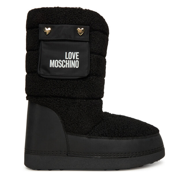 Śniegowce LOVE MOSCHINO JA24452G0NISM00A Czarny