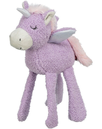 TRIXIE Zabawka z folią szeleszczącą dla psa Jednorożec 33 cm