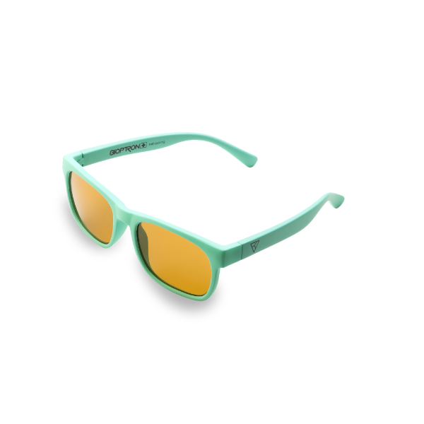 Zepter Hyperlight Eyewear okulary fulerenowe dla dzieci poprawiają samopoczucie, przeciwsłoneczne i do komputera, socz. hiperpolaryzująca, turkusowe