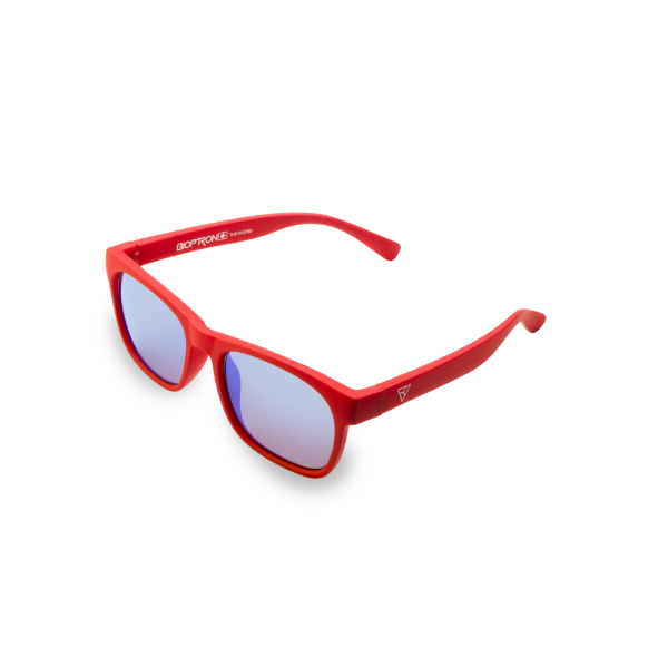 Zepter Hyperlight Eyewear okulary fulerenowe dla dzieci poprawiają samopoczucie, przeciwsłoneczne i do komputera, socz. hiperpolaryzująca, czerwone