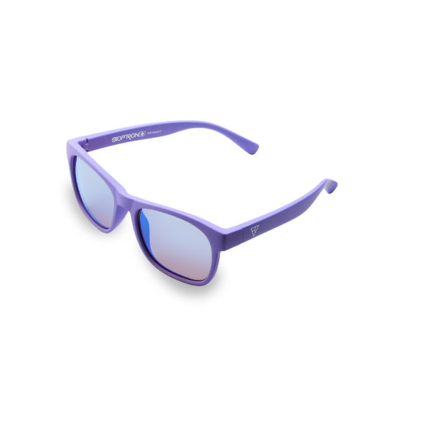 Zepter Hyperlight Eyewear okulary fulerenowe dla dzieci poprawiają samopoczucie, przeciwsłoneczne i do komputera, socz. hiperpolaryzująca, fioletowe