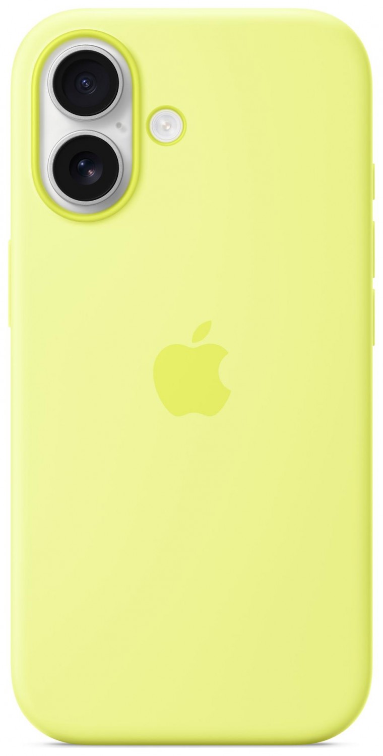 Apple iPhone 17 Silicone Case with MagSafe neon yellow