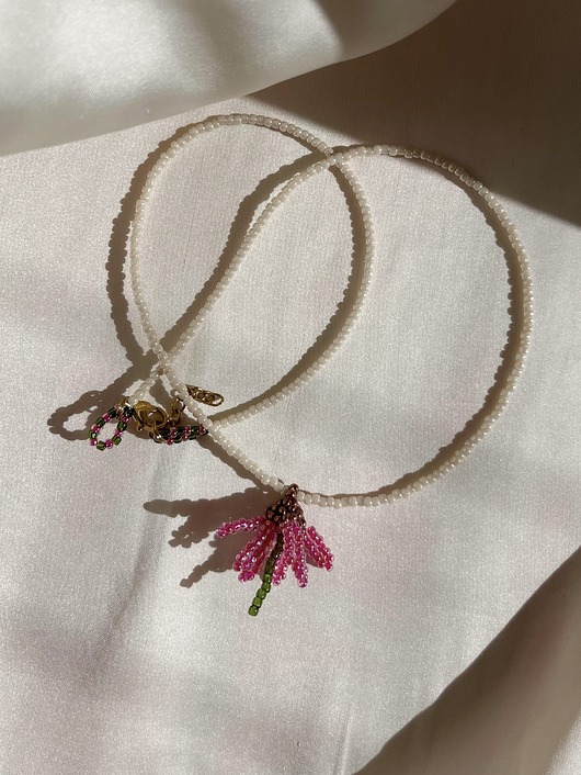 Naszyjnik - echinacea