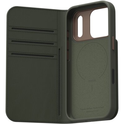 Etui MOSHI Overture MagSafe do Apple iPhone 17 Pro Zielony