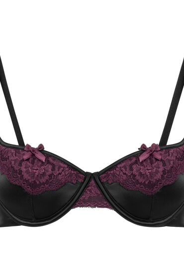 Hunkemöller Biustonosz usztywniany z fiszbinami Ambra Czarny