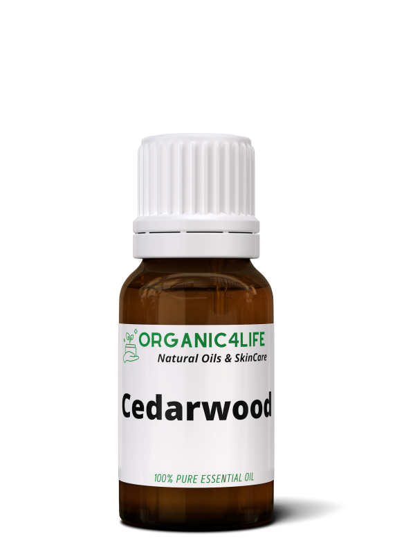Olejek eteryczny Drzewo CEDROWE organiczny - poprawia aktywność mózgową, afrodyzjak - Organic4life - 5 ml