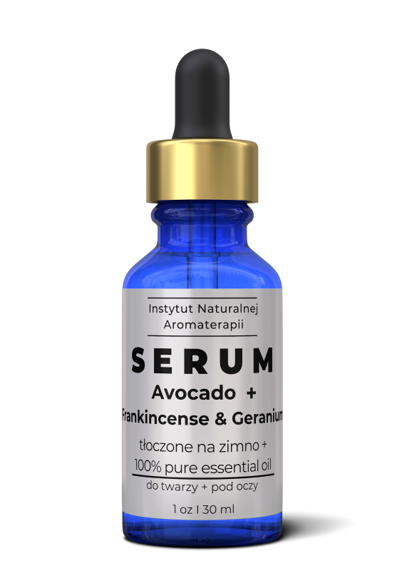 SERUM BIO Avocado + olejek Frankincense do twarzy i pod oczy - 30 ml