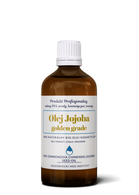 BIO olej JOJOBA zimnotłoczony redukuje zmarszczki - do twarzy, włosów i ciała