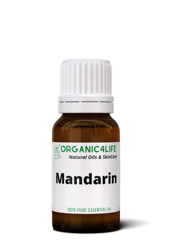 Olejek eteryczny MANDARYNKOWY, z Mandarynki organiczny koi, uspokaja, dla dzieci - Organic4life - 5 ml
