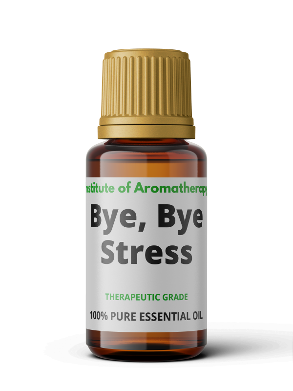 BYE BYE STRESS - mieszanka olejków dla uspokojenia, zwalczania stanów lękowych i stresu, wspomaga zdrowy sen