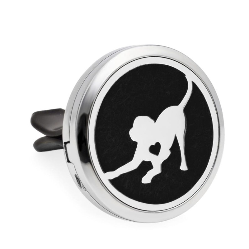 Dyfuzor aromaterapeutyczny do samochodu - model PIES, bezpieczny i zdrowy do olejków eterycznych