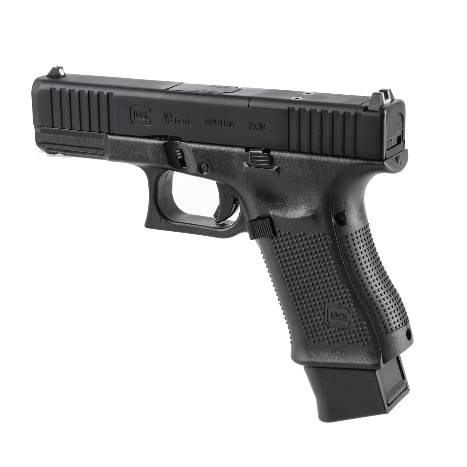 Replika pistolet Glock 19 gen 5. MOS 6 mm BB, CO2