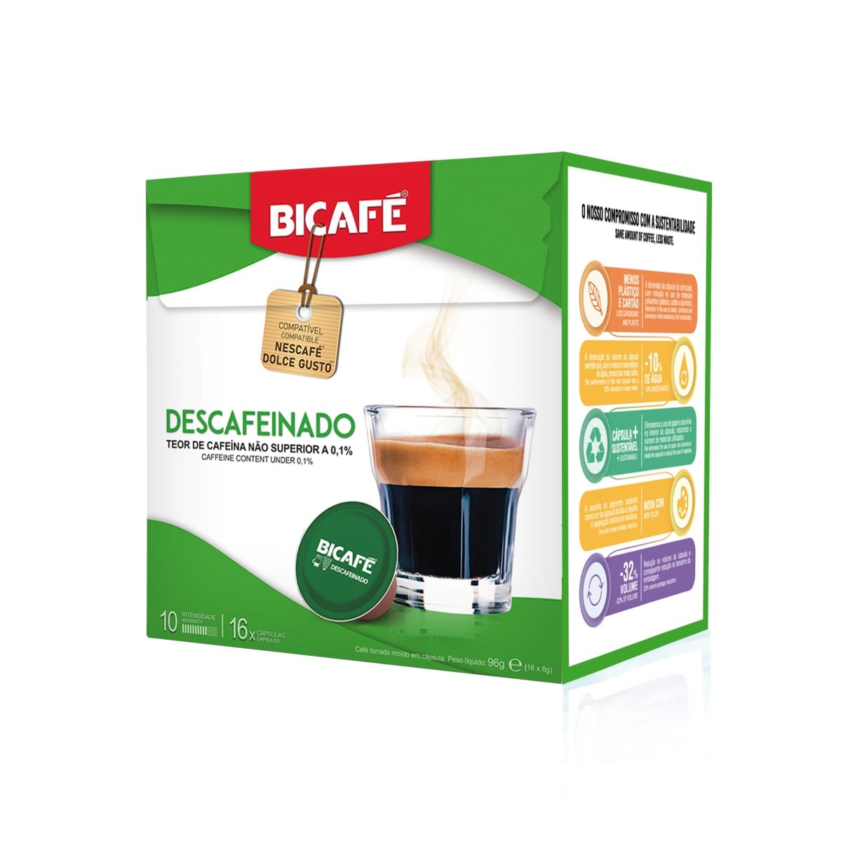 BICAFE Deka kapsułki do Dolce Gusto - 16 kapsułek