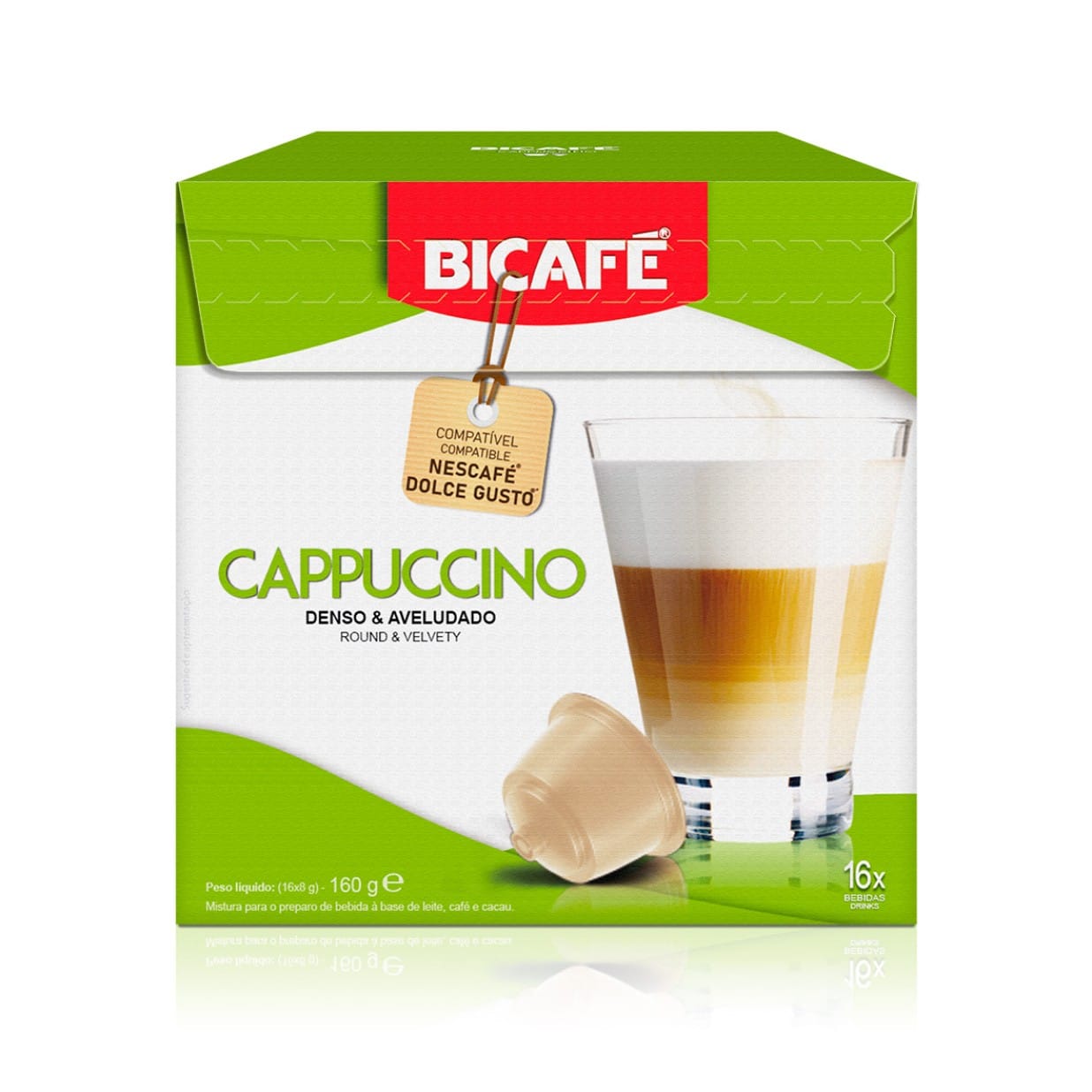 BICAFE Cappuccino kapsułki do Dolce Gusto - 16 kapsułek