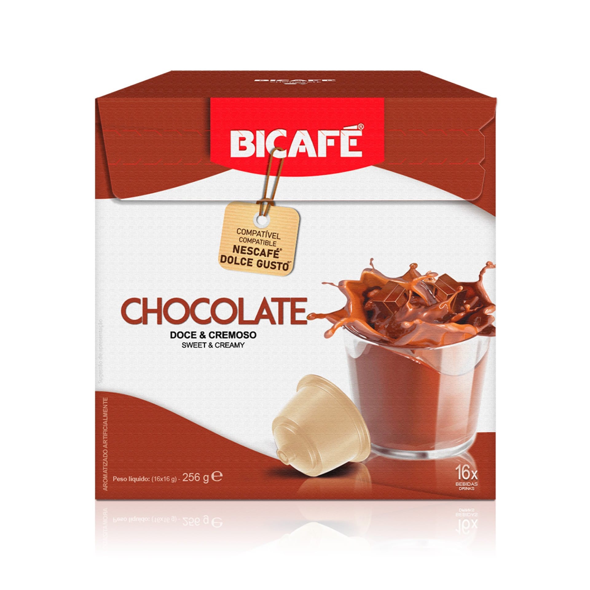 BICAFE Czekolada kapsułki do Dolce Gusto - 16 kapsułek
