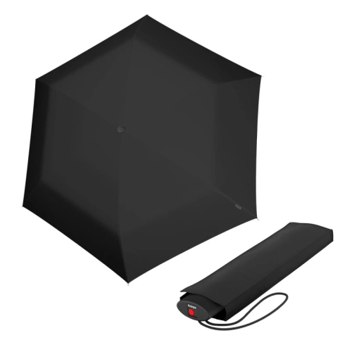 Parasol damski Knirps AS.050 Slim Small manualny składany czarny