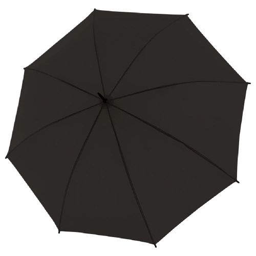 Parasol damski Derby Hit Long Black półautomatyczny długi czarny