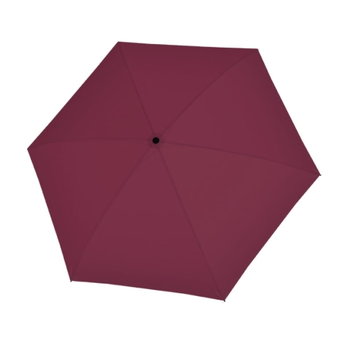 Parasol damski Doppler Carbonsteel Mini Slim Very Berry manualny składany bordowy