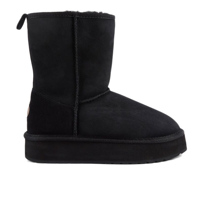 Buty damskie Emu Australia Stinger Lo Flatform W13190BLAK - czarne