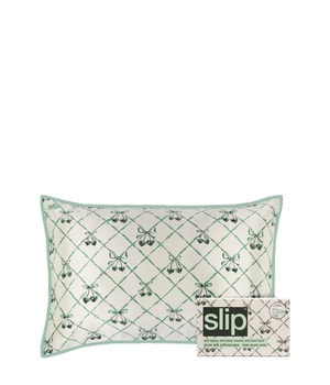 Slip Pure Silk Queen Pillowcase with Lace Trim - Wintergreen Poduszka 1 szt.