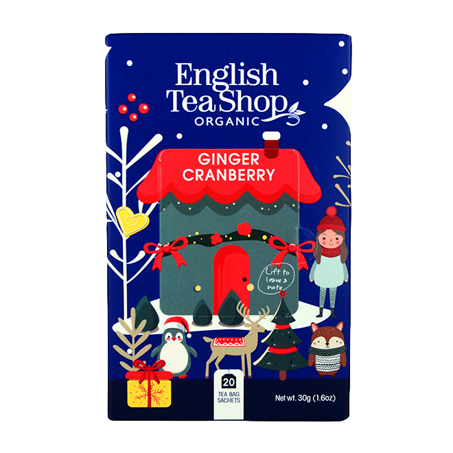 Herbata ENGLISH TEA Turmeric (Curcuma), Ginger & Lemongrass – 15 Piramidek