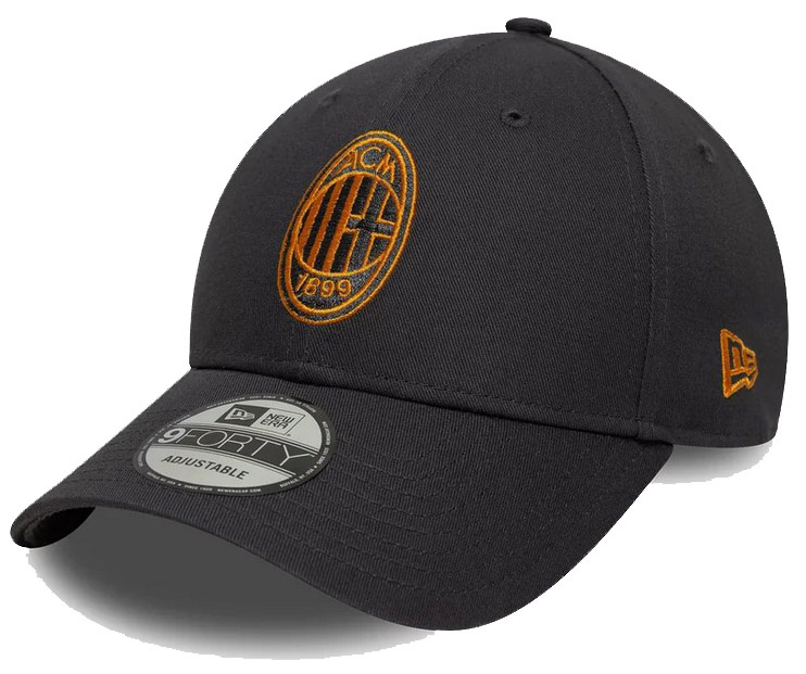 Czapka z daszkiem NEW ERA AC Milan 9FORTY szara