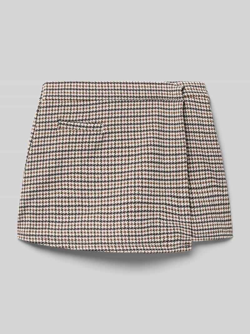 Spódnica mini z wpuszczaną kieszenią