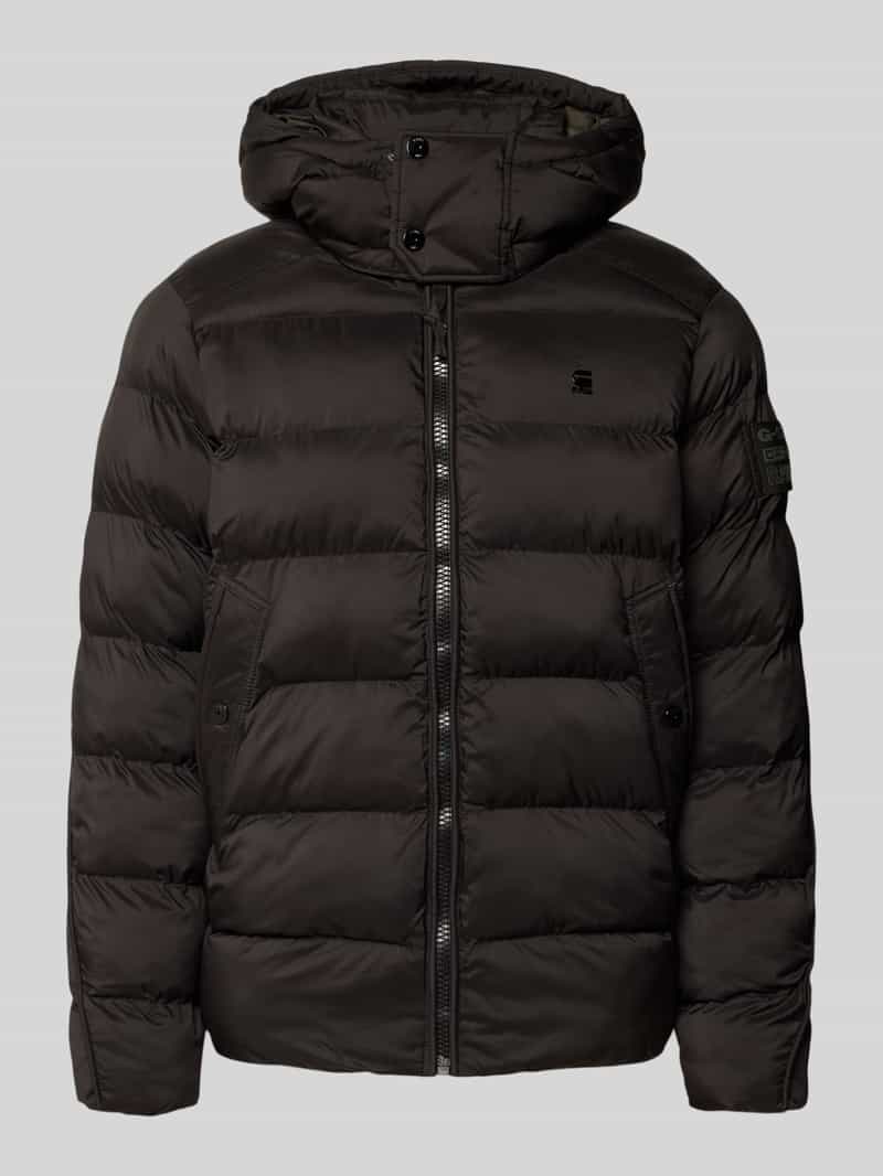 Kurtka pikowana z zamkiem błyskawicznym