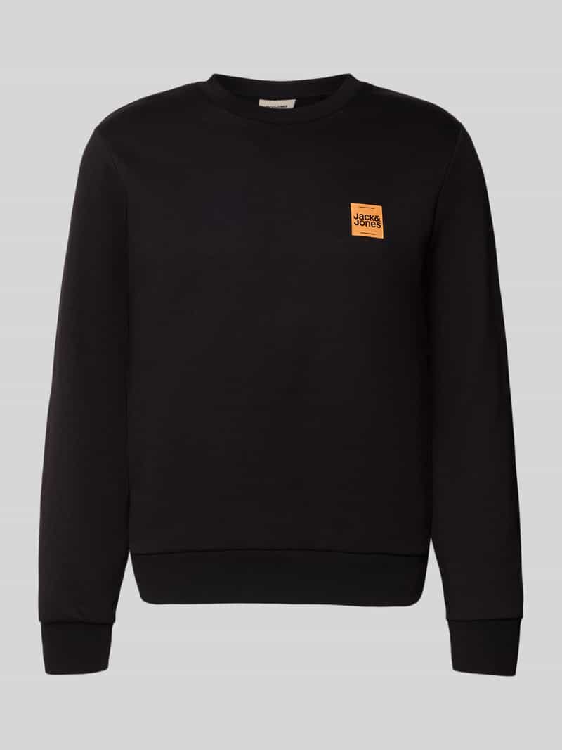 Sweter z dzianiny z prążkowanymi wykończeniami model ‘NORREBRO’