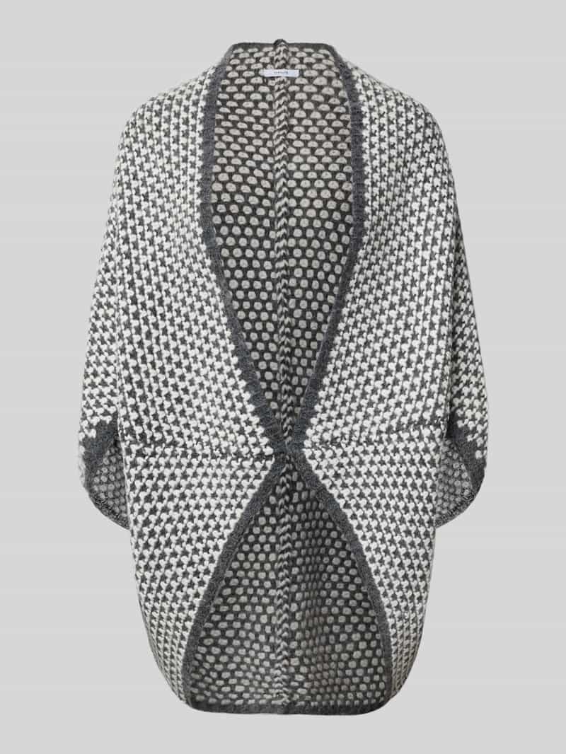 Ponczo z zapięciem na guziki model ‘Amaryllis boho’