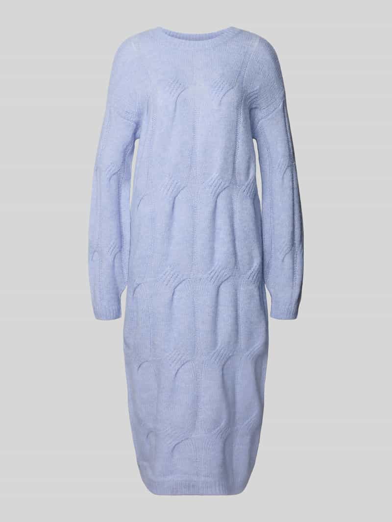 Sukienka z dzianiny o kroju relaxed fit z dodatkiem wełny model ‘JENNA’