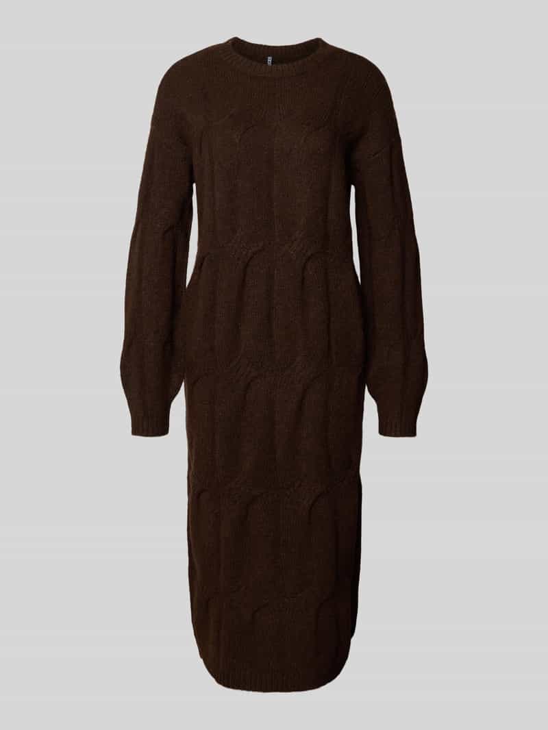 Sukienka z dzianiny o kroju relaxed fit z dodatkiem wełny model ‘JENNA’