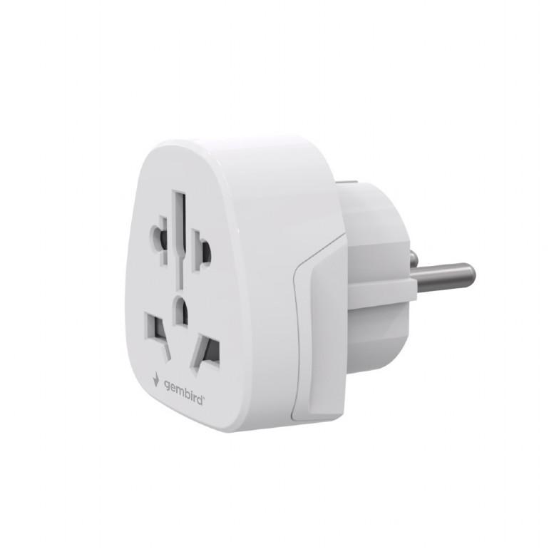 GEMBIRD podróżny adapter zasilania World -> EU 15A