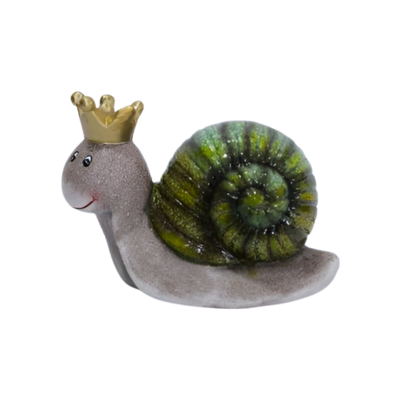 Figurka ślimak z terakoty 14,5 x 10,5 cm