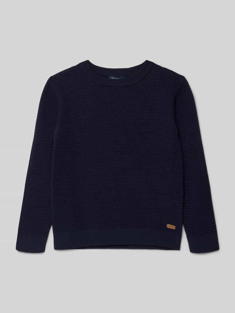 Sweter o kroju regular fit z imitacji dzianiny