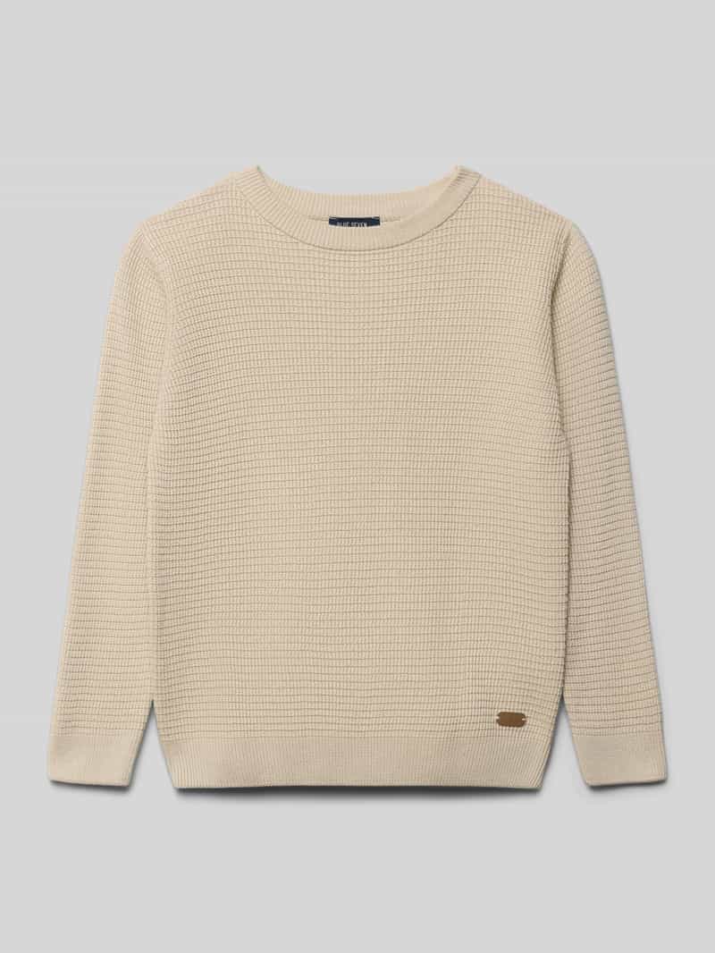 Sweter o kroju regular fit z imitacji dzianiny