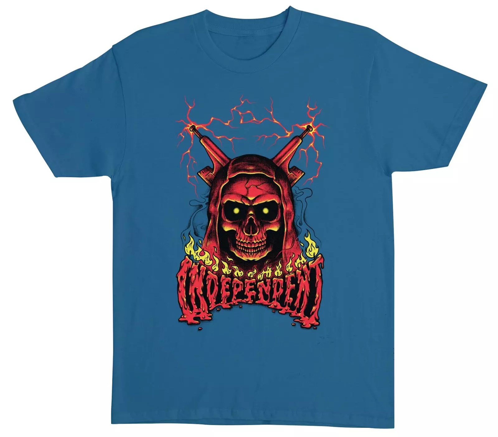 t-shirt INDEPENDENT SACRIFICIAL SPAN HEAVYWEIGHT T-SHIRT INDIGO