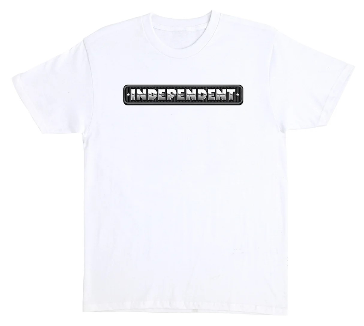 t-shirt INDEPENDENT CHROME BAR HEAVYWEIGHT T-SHIRT WHITE