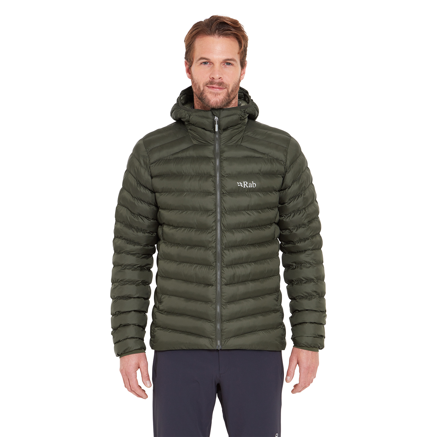 Męska kurtka ocieplana Rab Cirrus Alpine Jacket army - M