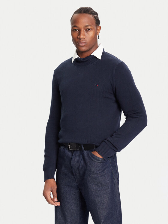 Tommy Jeans Golf DM0DM22096 Granatowy Regular Fit