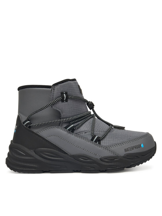 Skechers Śniegowce Turbo Tread 406385L CCBK Szary