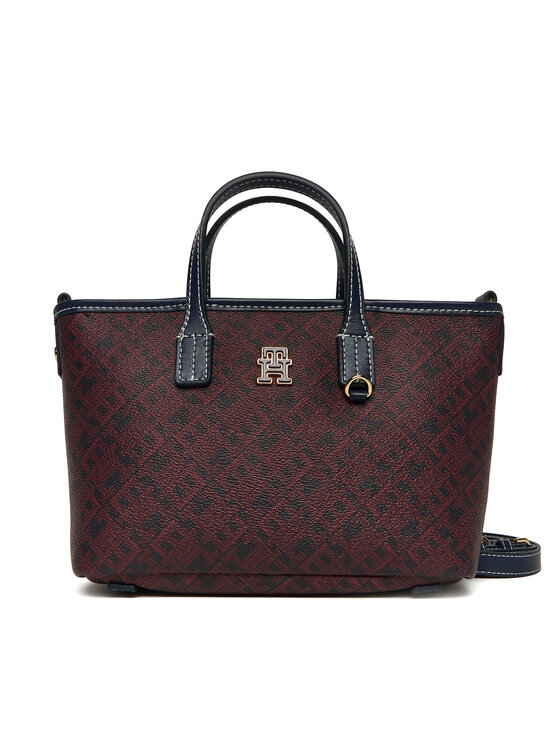 Tommy Hilfiger Torebka Th Monoplay Le Nano Tote AW0AW17717 Granatowy