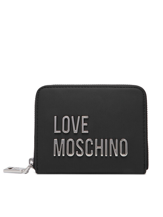 LOVE MOSCHINO Duży Portfel Damski JC5613PP0NKD000B Czarny