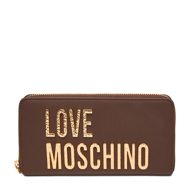 Duży Portfel Damski LOVE MOSCHINO JC5692PP0NKD031A Brązowy