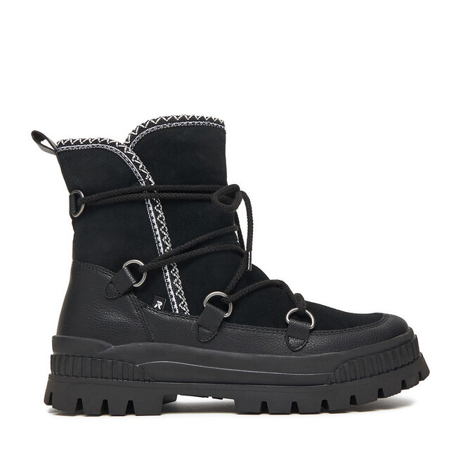 Botki Rieker CEO-W2175-00 Czarny