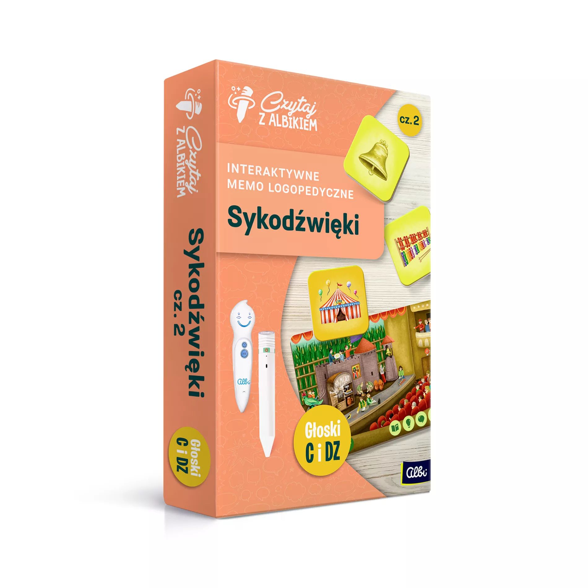 Czytaj z Albikiem. Memo Sykodźwięki cz. 2 - zabawka