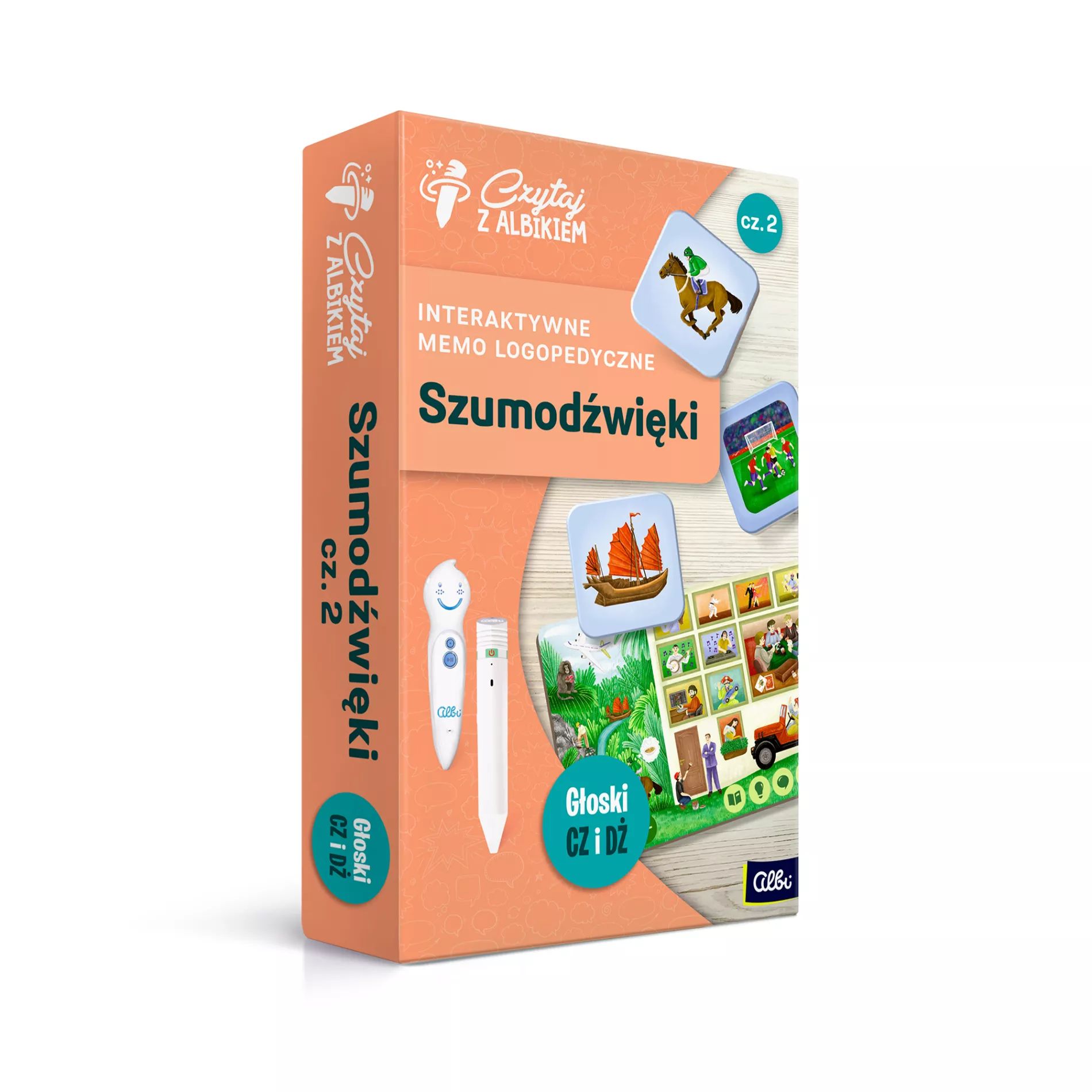 Czytaj z Albikiem. Memo Szumodźwięki cz. 2 - zabawka