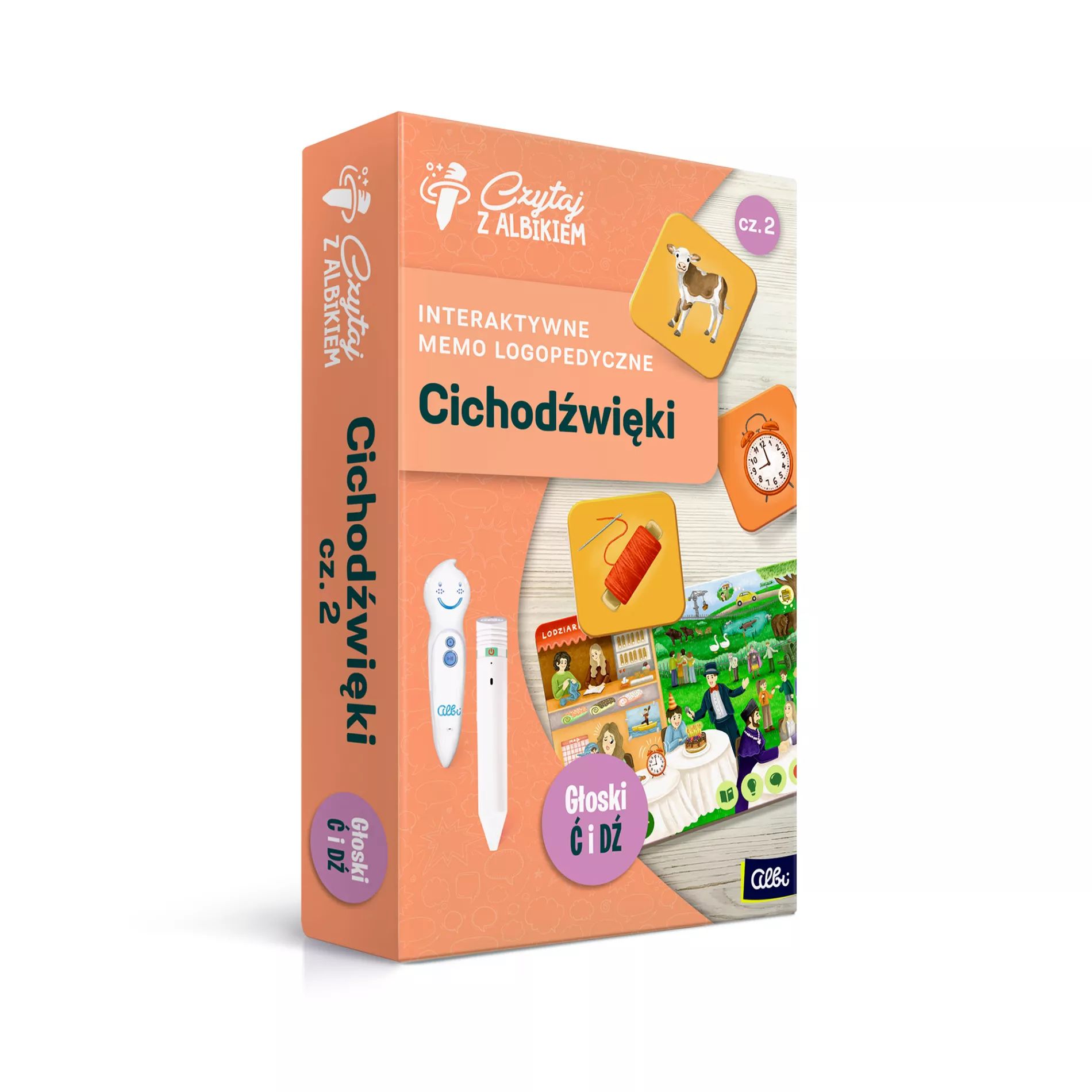 Czytaj z Albikiem. Memo Cichodźwięki cz. 2 - zabawka