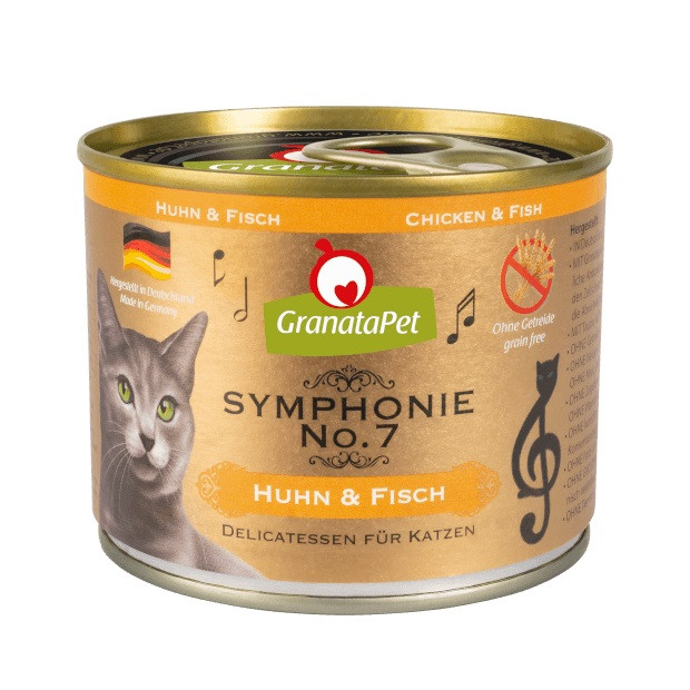 GRANATAPET Symphonie No.7 Kurczak i ryba - mokra karma dla kota - 200g