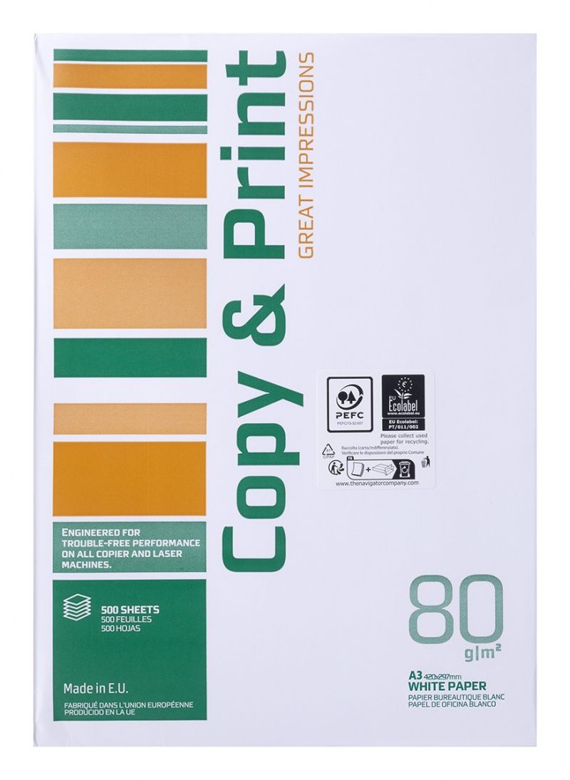 Papier ksero COPYPRINT A3 klasa C 80gsm 500ark. - artykuł papierniczy